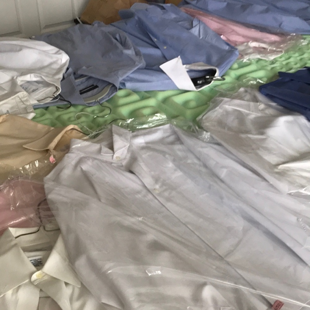Selling a Bundle of 13 Men’s 15.5/5 Business/Dress Shirts - Great Condition